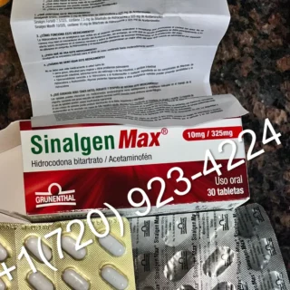 Sinalgen Max 10 / 325 mg Hidrocodona pills