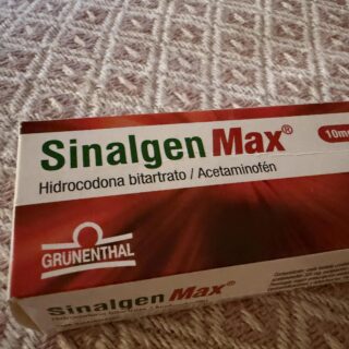 Sinalgen Max 10 / 325 mg Hidrocodona pills